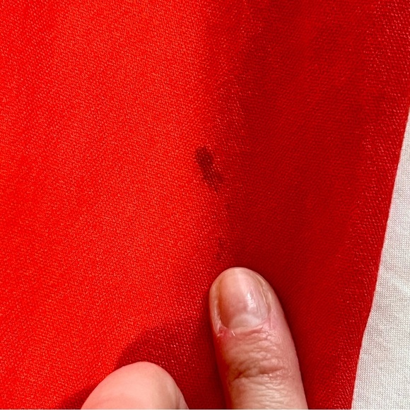 Chic La Vie Coral Red Wide-Leg Jumpsuit - Picture 6 of 7